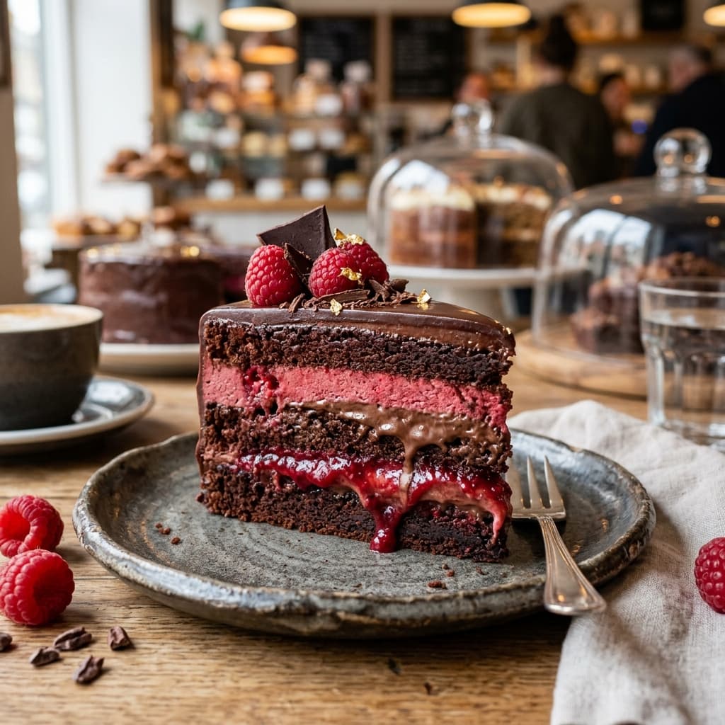 Schoko-Himbeer-Torte